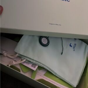 Aerie Green and White Sneakers